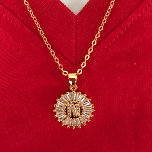 new 18k gold filled cz diamond necklace - Picture 4 of 8